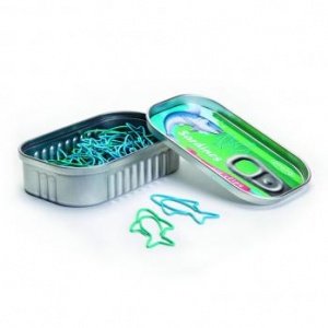 Sardine Paper Clips - Büroklammern Spend