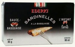 Sardinen auf baskische Art, 90ml (Abtrop