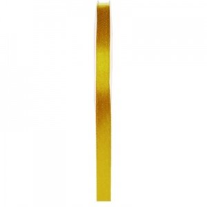 Satinband, 6 mm, 25 m, gold