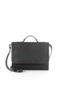 Satteltasche in Material-Mix