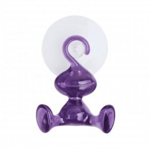 Saugerhaken Moritz transparent pflaume