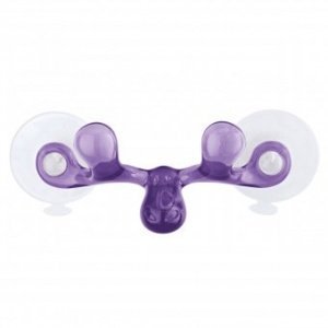 Saugerhaken Sven transparent pflaume