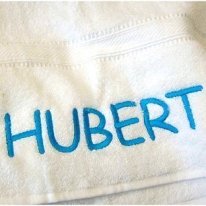 Saunatuch individuell bestickt