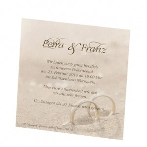 Save-the-Date-Karte Glenna