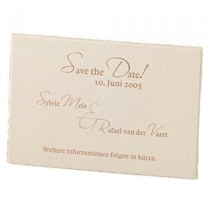 Save-the-Date Karte Sylvie