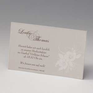 Save-the-Date- oder Dankeskarte Agathe