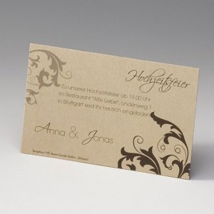 Save-the-date- oder Dankeskarte Elaine