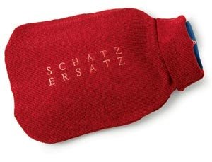 SCHATZERSATZ Wärmflaschen-Hülle ROT