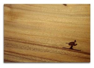 SCHÖNE AUSSICHT "SKIFAHRER" Frühstücksbr