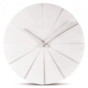 SCOPE45 Wanduhr, weiß