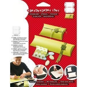 Schablone Mini-Faltschachtel