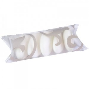 Schachtel Ornament, silber, 6 St.