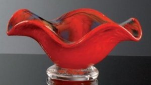 Schälchen, rot Serie Feuer zur Dekoratio