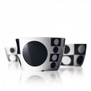 Schale Panton schwarz 4er Set