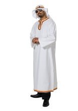 Scheich Araber Orient Kostüm weiss-orang