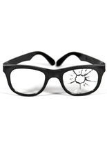 Scherzbrille mit Einschussloch