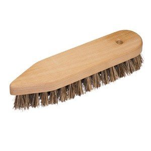 Scheuerbürste aus Buchenholz mit Natur-B