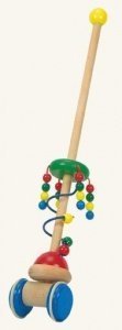 Schiebe-Laufrad mit Perlen von Bino aus 