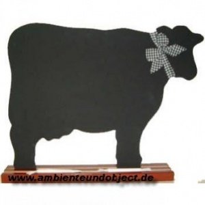 Schiefertafel Kuh