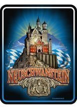 Schild Neuschwanstein hoch