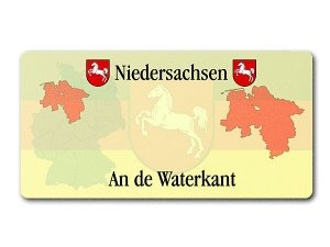 Schild als Geschenk- Bundesland Niedersa