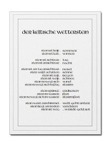 Schild für Wetterstein im DIN A4-Format 