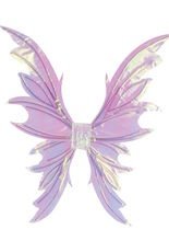 Schimmernde Feenflügel Elfe lila