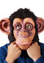 Schimpanse Maske Affe braun
