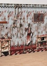 Schlachthaus Wanddeko 7,3 m