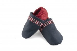 Schläppchen PIRAT blau/rot