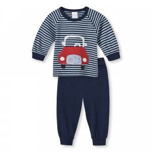 Schlafanzug  805 blau ring