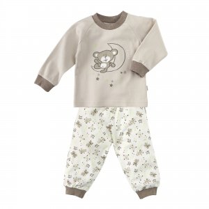 Schlafanzug hellbraun