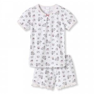 Schlafanzug kurz  100 weis