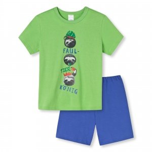 Schlafanzug kurz  700 grün