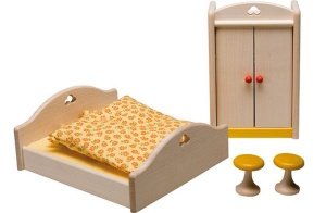 Schlafzimmer für Puppenhaus "Filius"