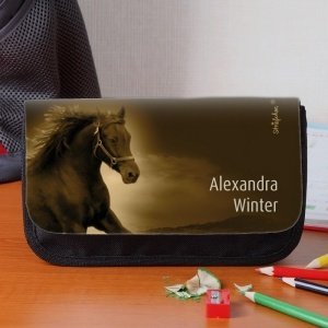 Schlamper - Federmäppchen mit Pferd