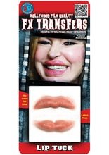 Schlauchboot-Lippen Klebe-Tattoo haut