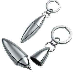 Schlüssel-Anhänger ´Pen´ aus Metall mit 