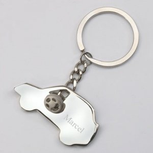 Schlüsselanhänger Auto mit Gravur