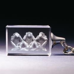 Schlüsselanhänger - Die drei Affen