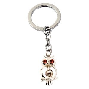 Schlüsselanhänger - Eule aus Metall