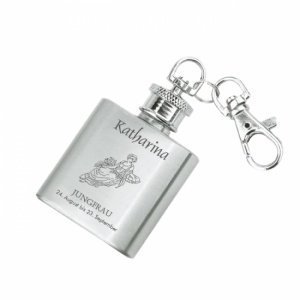 Schlüsselanhänger *Flachmann Jungfrau*