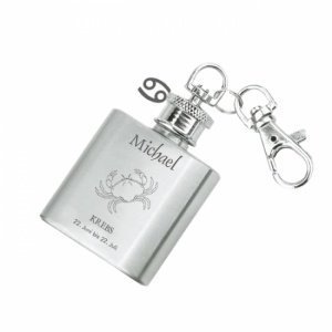 Schlüsselanhänger *Flachmann Krebs*