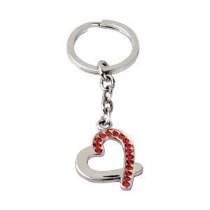 Schlüsselanhänger - Herz aus Metall