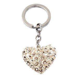 Schlüsselanhänger - Herz aus Metall