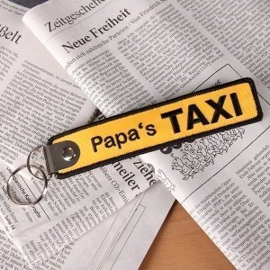 Schlüsselanhänger Papas Taxi