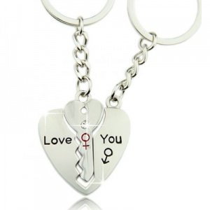 Schlüsselanhänger - Schlüssel im Herz