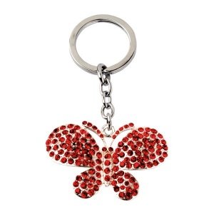 Schlüsselanhänger - Schmetterling, rot a
