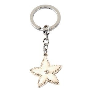 Schlüsselanhänger - Stern aus Metall