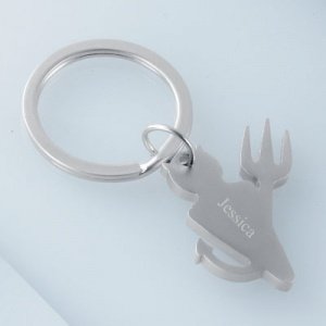 Schlüsselanhänger Teufelchen mit Gravur